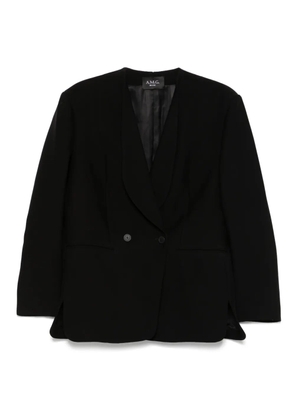 A.M.G. double-breasted blazer - Black