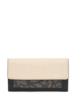 TOUS two-tone leather wallet - Neutrals