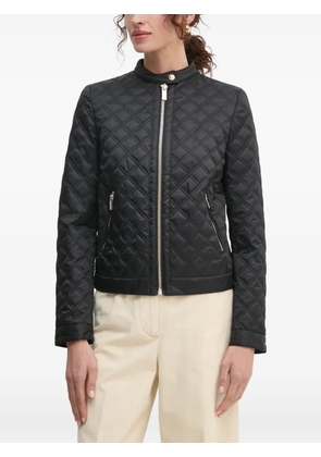 GUESS USA quilted zip-up jacket - Black