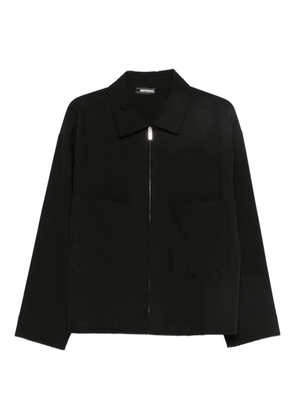 IMPERIAL zip-up shirt - Black