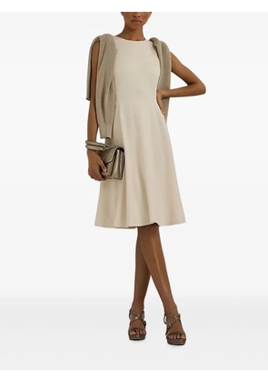 Lauren Ralph Lauren sleeveless flared dress - Neutrals