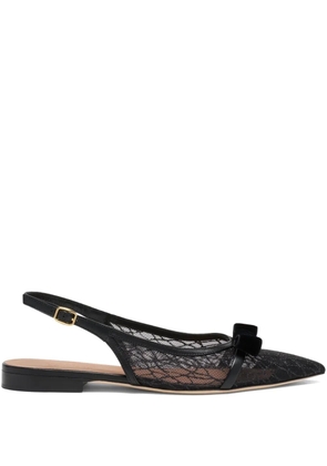 Malone Souliers Jama slingback flat pumps - Black
