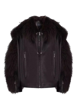 Manokhi Jade shearling jacket - Brown