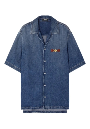 Versace Medusa Biggie denim shirt - Blue