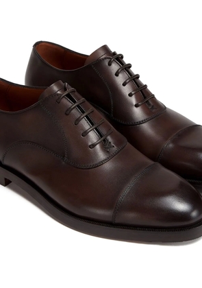 Zegna Torino leather Oxford shoes - Brown