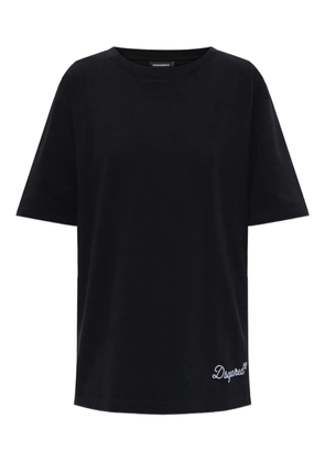 DSQUARED2 embroidery short-sleeve T-shirt - Black