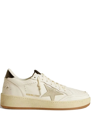 Golden Goose Ball Star perforated sneakers - White
