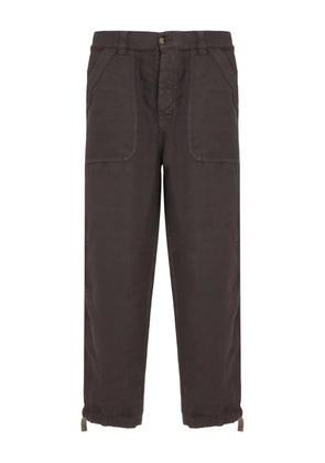 Brunello Cucinelli straight-leg trousers - Brown