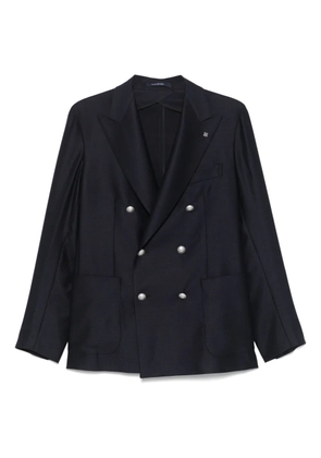 Tagliatore wool double-breasted blazer - Blue
