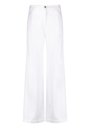 Jacob Cohën straight-leg linen-blend trousers - White