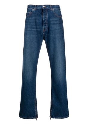 Off-White high-waist straight-leg jeans - Blue