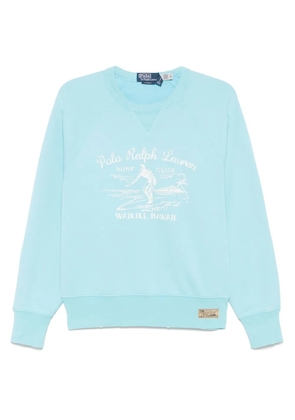 Polo Ralph Lauren graphic-print sweatshirt - Blue