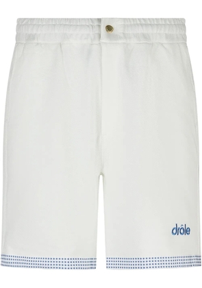 Drôle De Monsieur cotton shorts - White