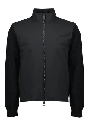 Moncler long-sleeve zip-up cardigan - Black