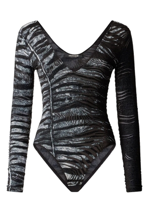 Roberto Cavalli printed body - Black