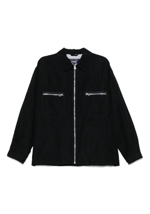 Comme des Garçons Homme poplin jacket - Blue