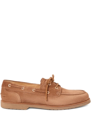 Brunello Cucinelli leather loafers - Brown