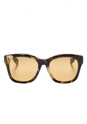 Chloé Eyewear tortoiseshell-effect cat eye-frame sunglasses - Brown