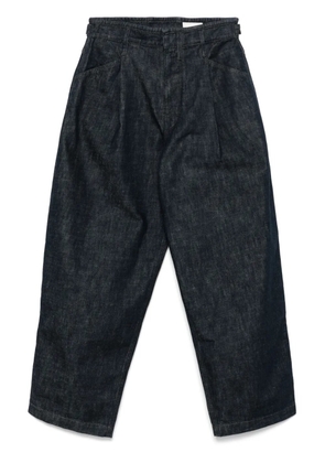 LEMAIRE pleated workwear jeans - Blue