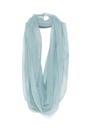 Colombo embellished scarf - Blue