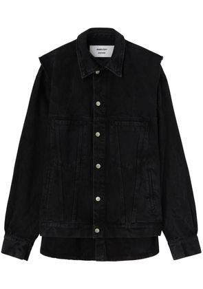 AMBUSH layered denim jacket - Black