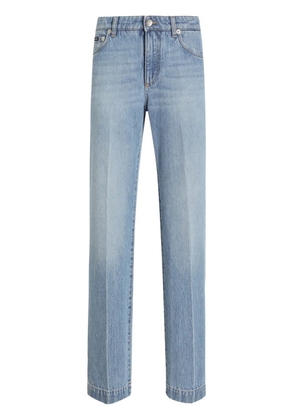 Dolce & Gabbana pressed-crease jeans - Blue