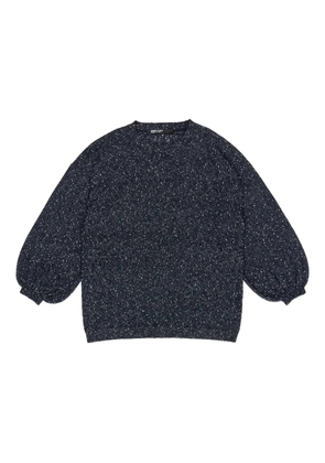 Bimba y Lola speckled balloon-sleeve sweater - Blue
