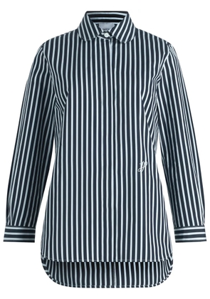 Patou striped poplin shirt - Blue