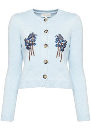 SHUSHU/TONG bead-embellishment cardigan - Blue