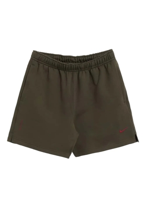 Nike logo-embroidered shorts - Green