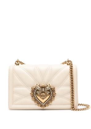 Dolce & Gabbana medium Devotion quilted shoulder bag - Neutrals