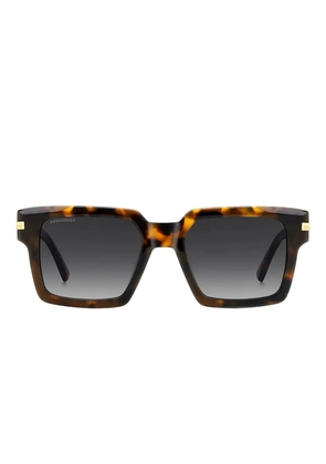 DSQUARED2 EYEWEAR tortoiseshell square-frame sunglasses - Brown