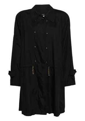 CHANEL Pre-Owned 2000s double-breasted belted trench coat - Black