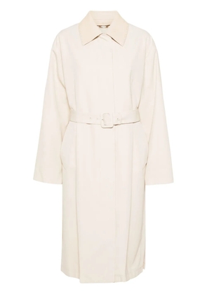 FENDI gabardine trench coat - Neutrals
