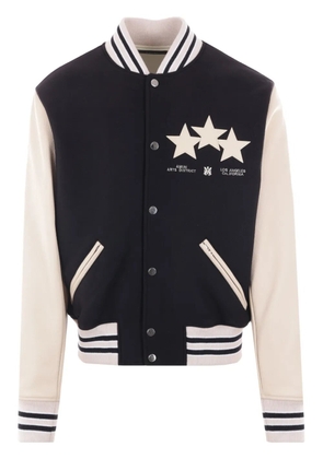 AMIRI logo-embroidered bomber jacket - Black
