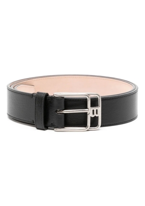 Bally logo-buckle leather belt - Blue