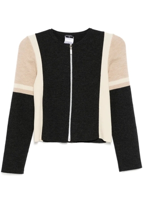 CHANEL Pre-Owned 2000 color-block top - Grey