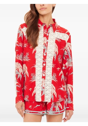 The Upside Palma collared printed shirt