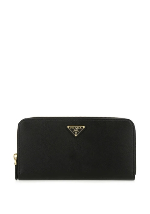Prada large leather wallet - Black