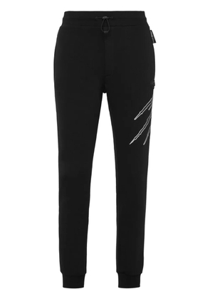 Plein Sport graphic-print track pants - Black