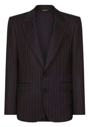 Dolce & Gabbana striped single-breasted blazer - Black