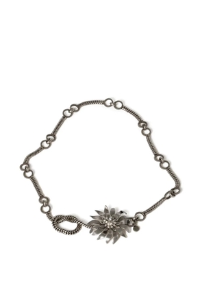 Miu Miu crystal-embellished belt - Silver
