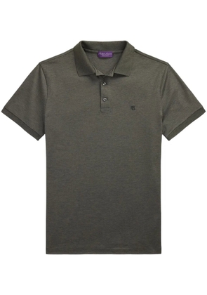 Ralph Lauren Purple Label cotton polo shirt - Grey
