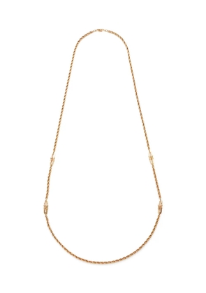 Christian Dior Pre-Owned 2000s logo-charm necklace - Gold