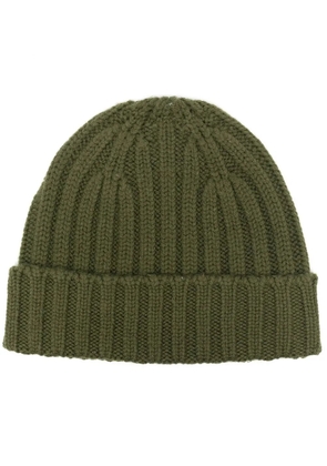 ASPESI ribbed virgin wool beanie - Green