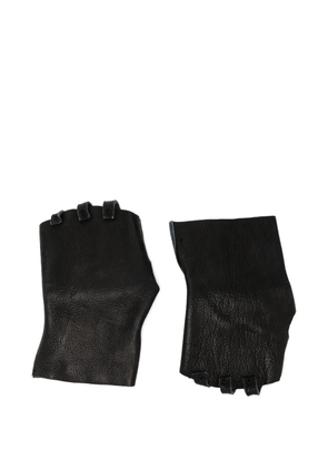 Ma+ Short Fingerless Gloves - Black