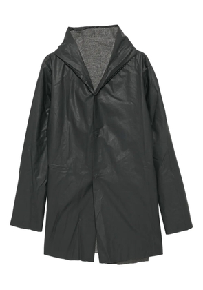 Ma+ hooded tight coat - Black