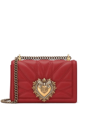 Dolce & Gabbana medium Devotion quilted shoulder bag - Red