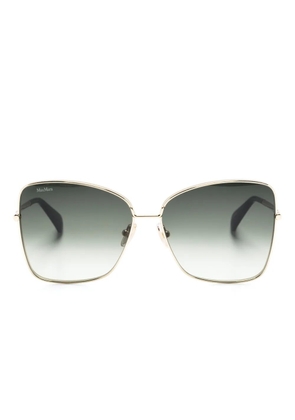 Max Mara Eyewear MM0097 Menton1 geometric-frame sunglasses - Gold