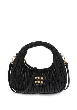 Miu Miu mini Wander matelassé shoulder bag - Black